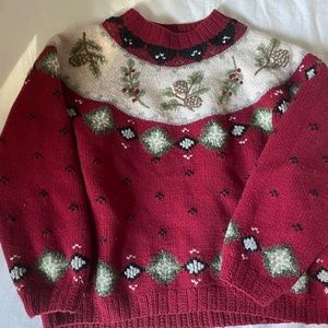 beautiful vintage winter sweater